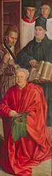 Panel med relikerna, från St Vincents polyptyk, ca 1465